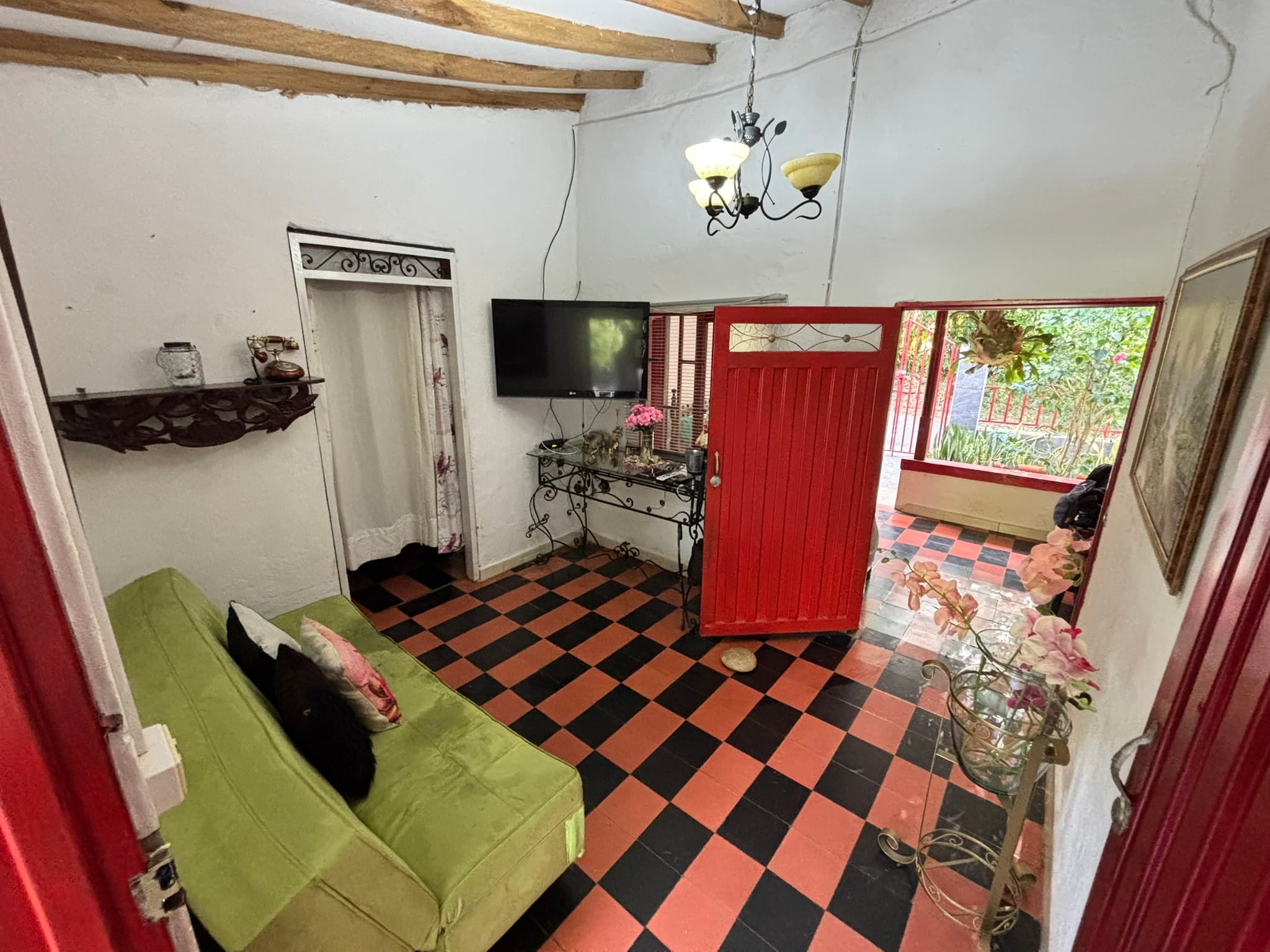 Sala tranquila en Finca Tarso